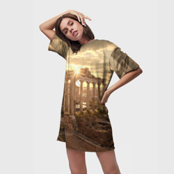 Платье-футболка 3D Рим - фото 2