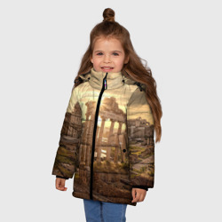 Зимняя куртка для девочек 3D Рим - фото 2