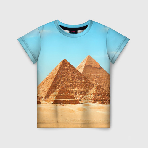 Детская футболка 3D Египет, цвет 3D печать