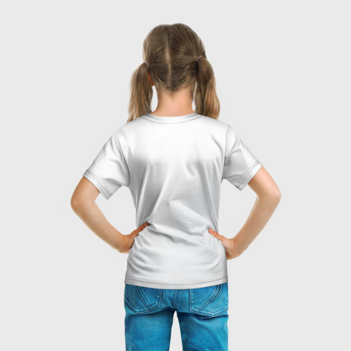 Детская футболка 3D Красноволосая, цвет 3D печать - фото 6