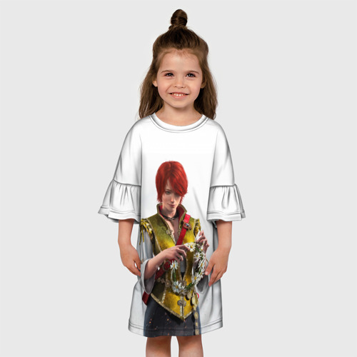 Детское платье 3D Красноволосая - фото 4