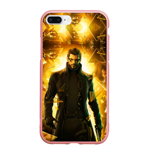 Чехол для iPhone 7Plus/8 Plus матовый Deus Ex, цвет баблгам