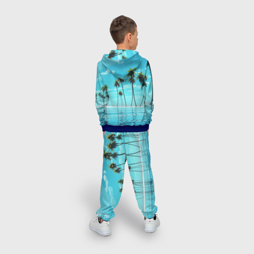 Детский костюм 3D Фиджи, цвет синий - фото 4