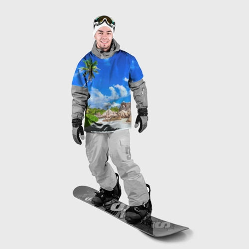 Накидка на куртку 3D Сейшельские острова