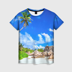 Женская футболка 3D Сейшельские острова