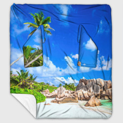 Плед с рукавами Сейшельские острова