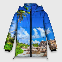 Женская зимняя куртка Oversize Сейшельские острова