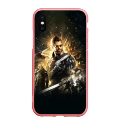 Чехол для iPhone XS Max матовый Deus Ex: Mankind Divided