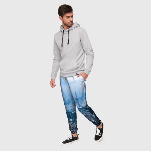 Мужские брюки 3D Шанхай, цвет 3D печать - фото 3