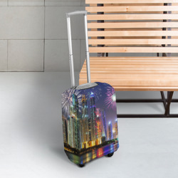 Чехол для чемодана 3D Салют в Дубае - фото 2