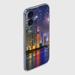 Чехол для iPhone 16 силиконовый с защитой камеры Салют в Дубае - фото 2