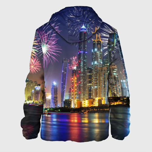 Мужская куртка 3D Салют в Дубае, цвет 3D печать - фото 2
