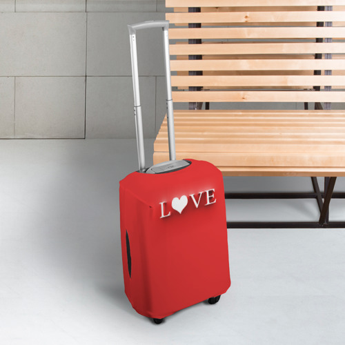 Чехол для чемодана 3D LOVE - фото 3