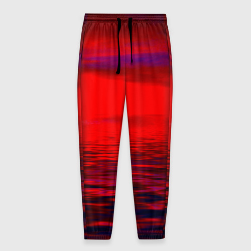 Мужские брюки 3D Закат у моря, цвет 3D печать
