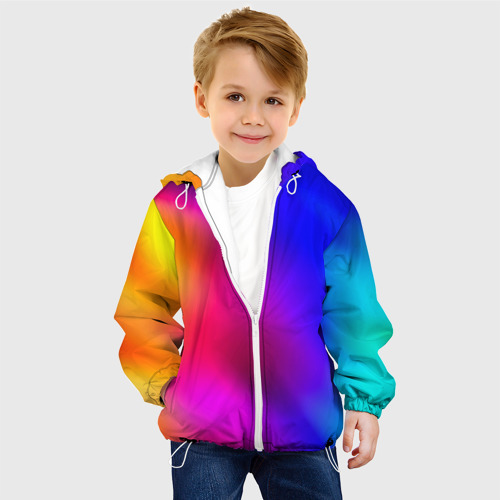 Детская куртка 3D Краска, цвет белый - фото 3