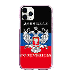 Чехол для iPhone 11 Pro Max матовый Донецкая народная республика