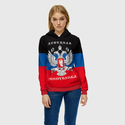 Женская толстовка 3D Донецкая народная республика - фото 2