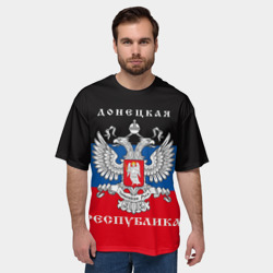 Мужская футболка oversize 3D Донецкая народная республика - фото 2