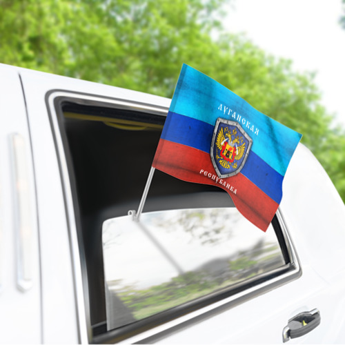 Флаг для автомобиля Луганская республика - фото 3