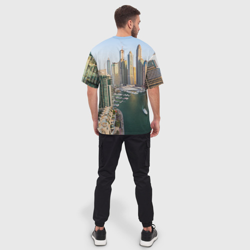 Мужская футболка oversize 3D Dubai, цвет 3D печать - фото 4