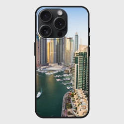 Чехол силиконовый для Apple iPhone 15 Pro матовый Dubai
