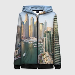 Женская толстовка 3D на молнии Dubai