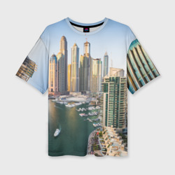 Женская футболка oversize 3D Dubai