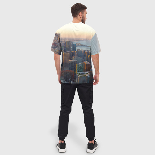 Мужская футболка oversize 3D Нью-Йорк, цвет 3D печать - фото 4