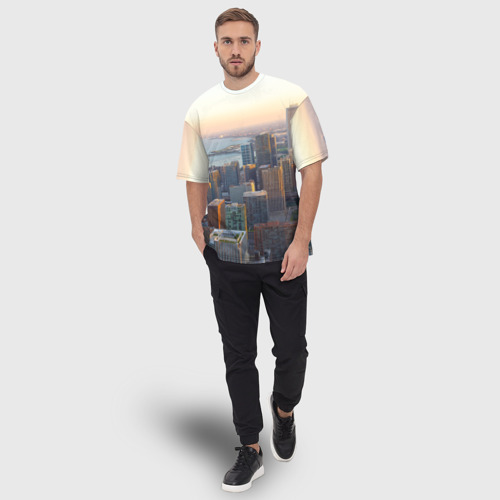 Мужская футболка oversize 3D Нью-Йорк, цвет 3D печать - фото 5