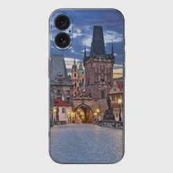 Чехол для iPhone 16 силиконовый с защитой камеры Прага