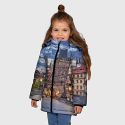 Зимняя куртка для девочек 3D Прага - фото 2