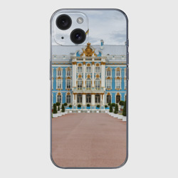 Чехол для iPhone 15 силиконовый с защитой камеры Санкт-Петербург