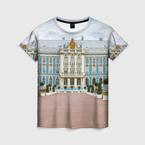 Женская футболка 3D Санкт-Петербург, цвет 3D печать