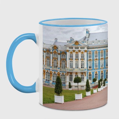 Кружка с полной запечаткой Санкт-Петербург, цвет Кант небесно-голубой - фото 2