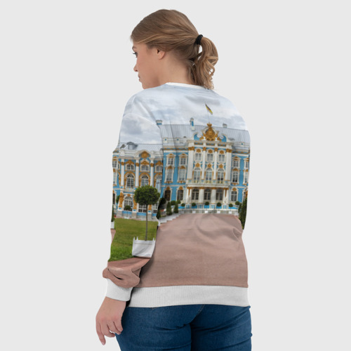 Женский свитшот 3D Санкт-Петербург, цвет 3D печать - фото 7