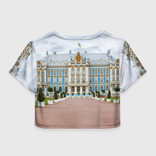 Женская футболка Crop-top 3D Санкт-Петербург - фото 2