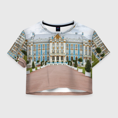 Женская футболка Crop-top 3D Санкт-Петербург