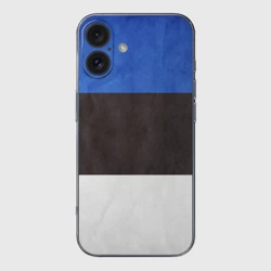 Чехол для iPhone 16 силиконовый с защитой камеры Эстония