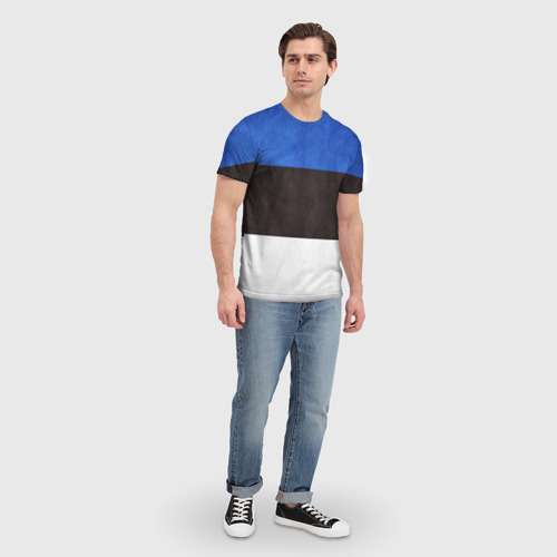 Мужская футболка 3D Эстония, цвет 3D печать - фото 5