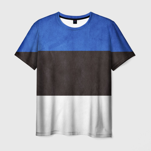 Мужская футболка 3D Эстония, цвет 3D печать