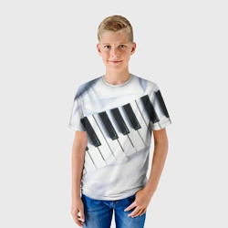 Детская футболка 3D Клавиши - фото 2
