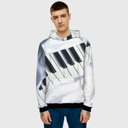 Мужская толстовка 3D Клавиши - фото 2