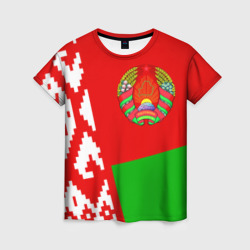 Женская футболка 3D Беларусь 2