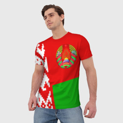 Мужская футболка 3D Беларусь 2 - фото 2
