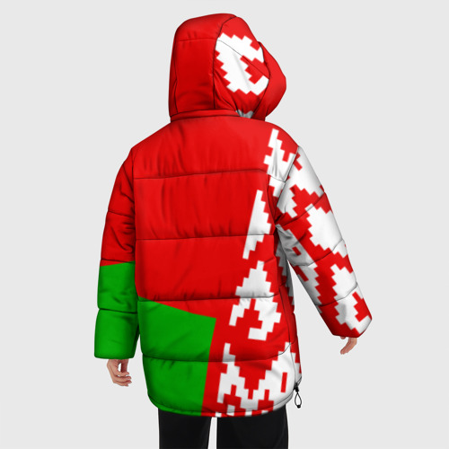 Женская зимняя куртка Oversize Беларусь 2, цвет светло-серый - фото 4