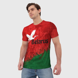 Мужская футболка 3D Belarus 2 - фото 2