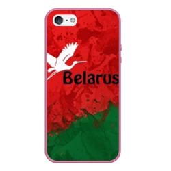 Чехол для iPhone 5/5S матовый Belarus 2