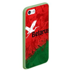 Чехол для iPhone 5/5S матовый Belarus 2 - фото 2