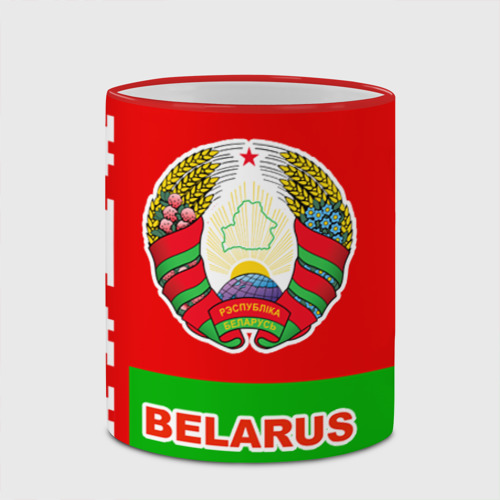 Кружка с полной запечаткой Belarus 5, цвет Кант красный - фото 4