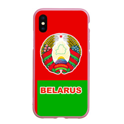 Чехол для iPhone XS Max матовый Belarus 5